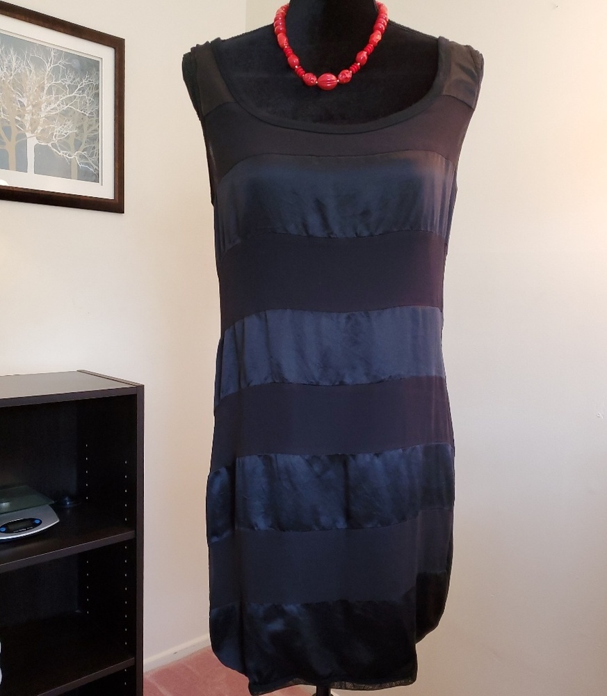 Armani Jeans🌹Black, Tank, Mini dress.  Size L.